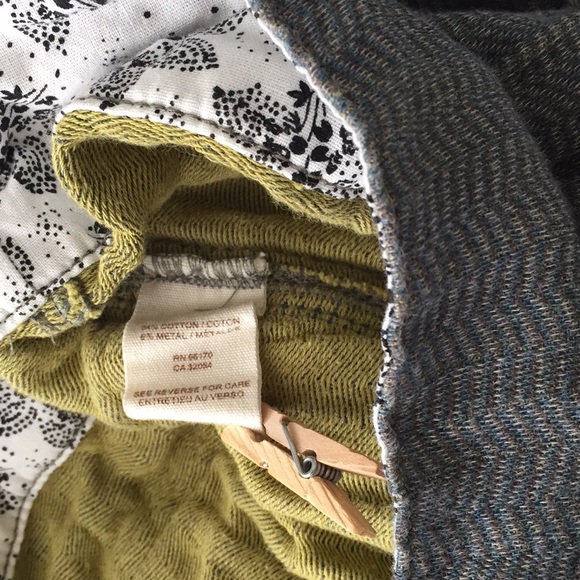 sale FREE PEOPLE denim-like wrinkled dress - Picture 6 of 8